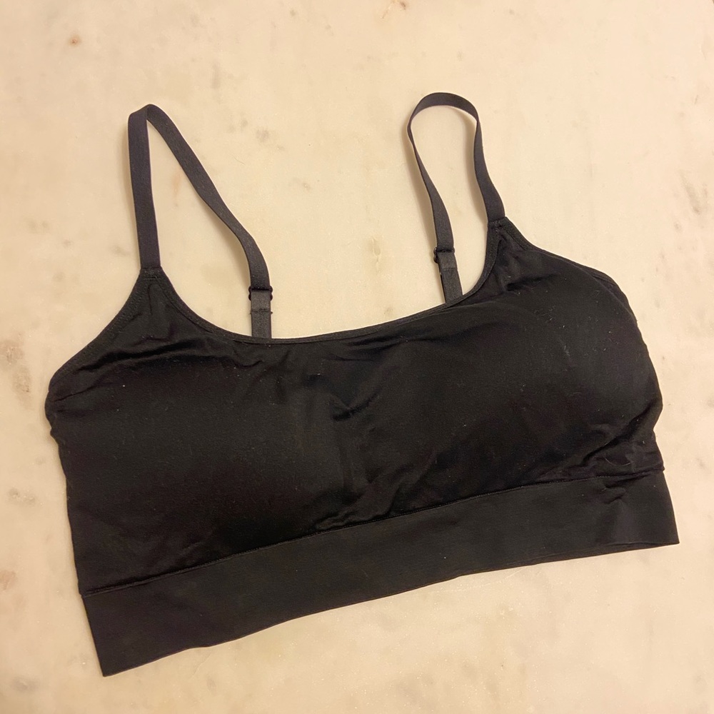 Black Pullover Bra